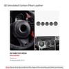 Betterhumz For Mazda 6 2003-2015 Made of Alcantara Center Console Air Vent Outlet Trim Stickers Car Interior Accessories