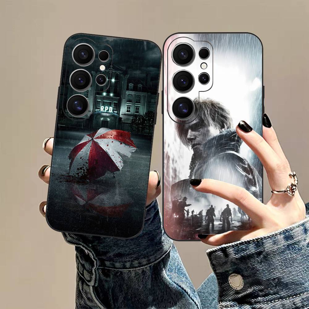 R-RESIDENT GAME E-EVILS Phone Case For Samsung S 24 fe 25 Ultra plus 20 lite 21 30 22 23 24 22 Ultra 5G Fundas