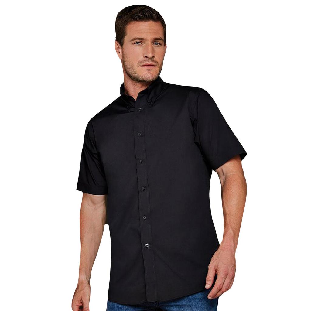 Kustom Kit Mens Workforce Short Sleeve Shirt / Mens Workwear Shirt