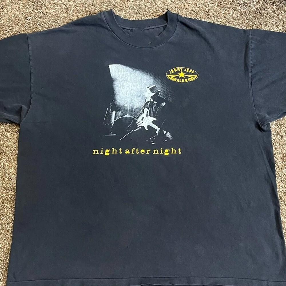 Retro Jerry Jeff Walker Short Sleeve Unisex All Size 10D355 Unisex T-Shirt S