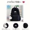 YUNAGI Women's Backpack, Cute, Lightweight, A4 Compatible, Water-Repellent, Multi-Pocket, Large Capacity, Perfect for School, Everyday Use, and