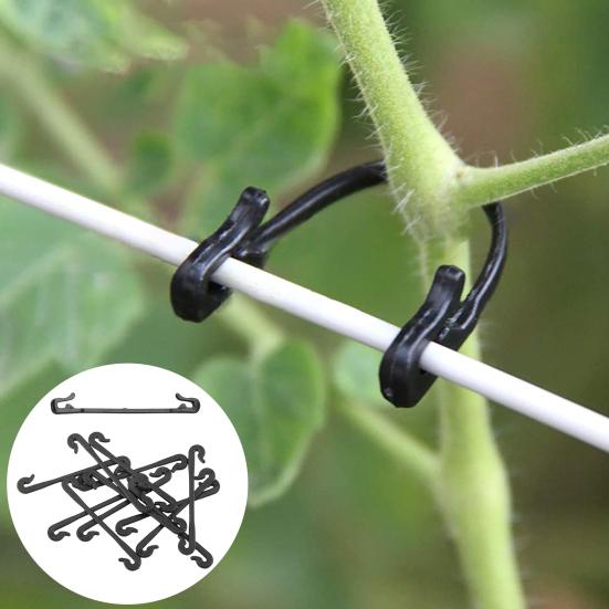 Attaches de vigne portables et réutilisables, 100 pièces, pinces de suspension fiables pour plantes