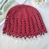 Bohemian Style Knit Beanies Sweet Ethnic Style Hat Retro Weave Cap  Outdoor