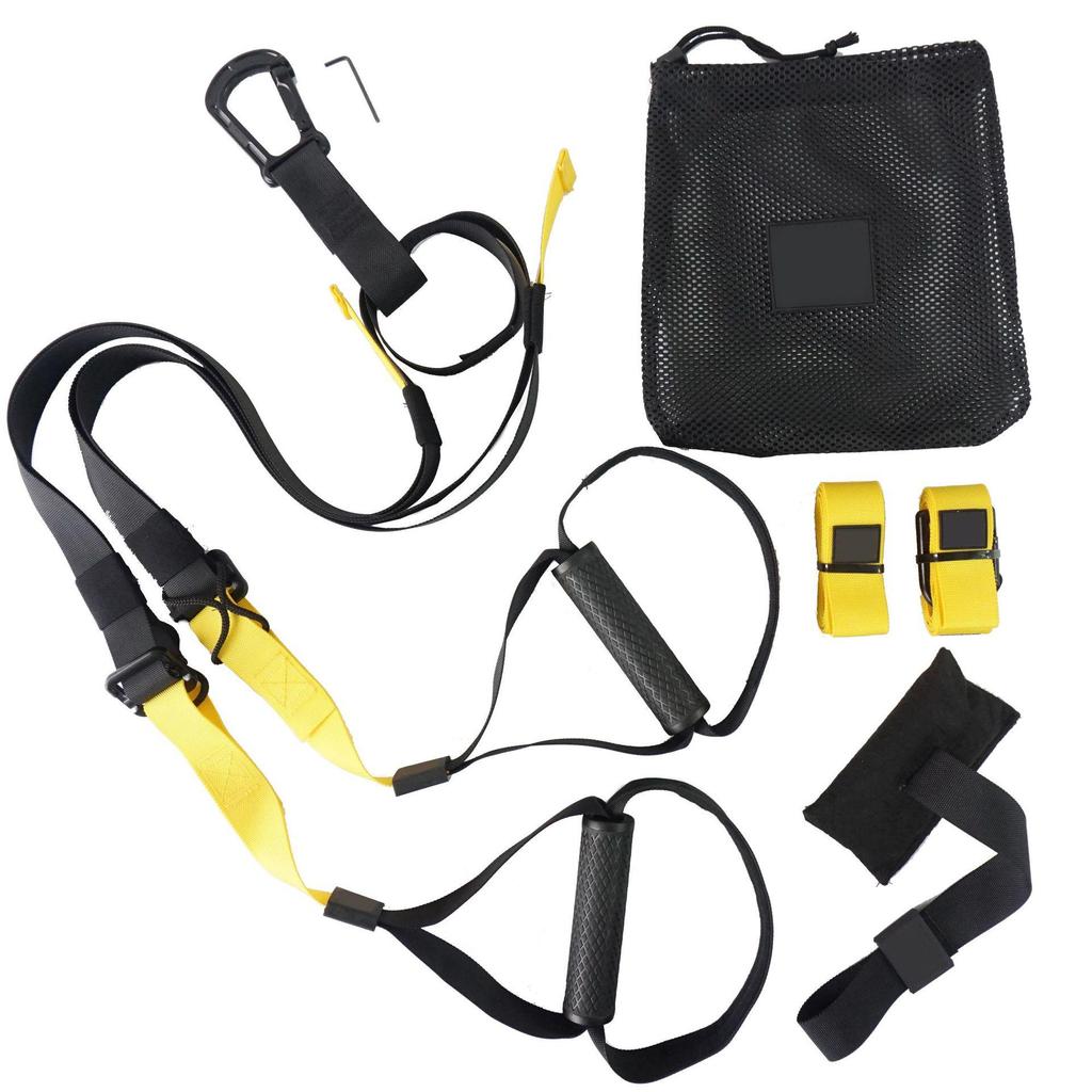 P3TRX Home Suspension Trainer: Fitness Straps, Resistance Bands, & Yoga Exercise Equipment