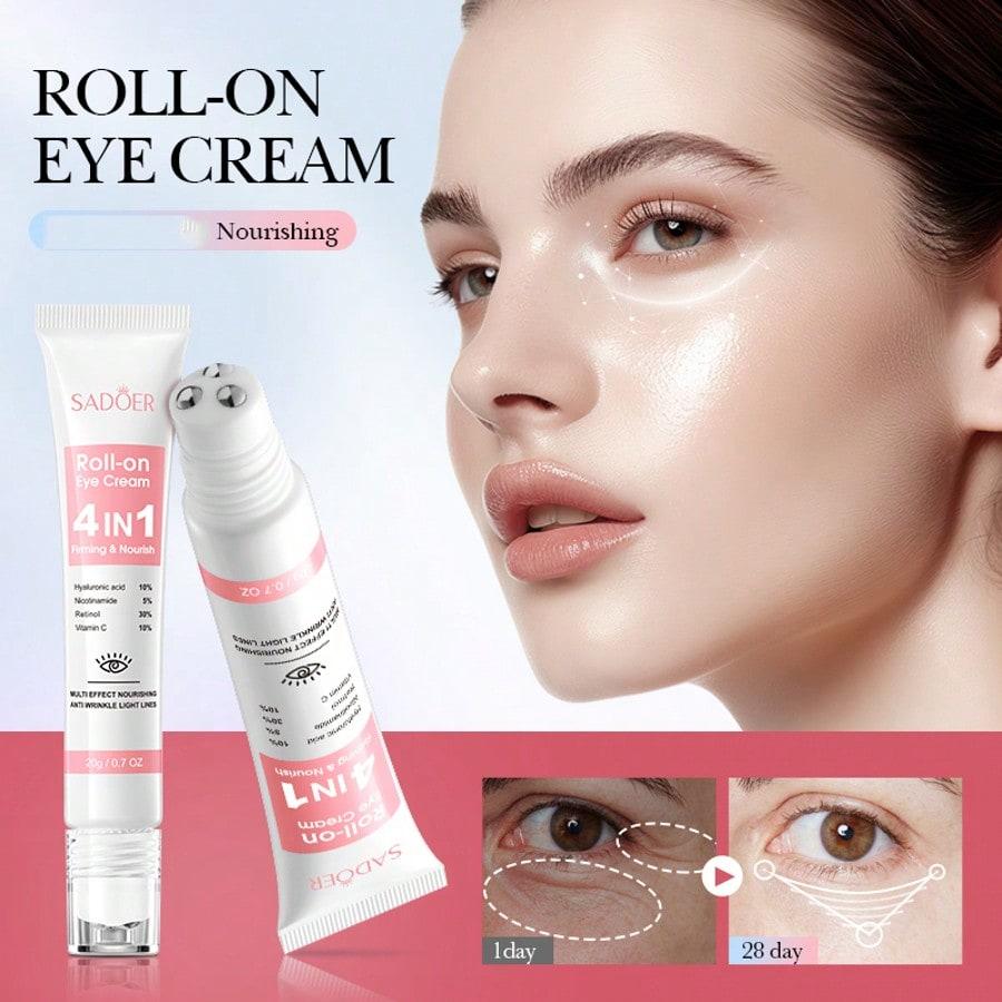 1PC20g Four-in-one Multi-Effect Firming and Nourishing Rolling Eye Cream Moisturizes and nourishes, firming.