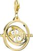 Harry Potter sterling silver gold plated Time Turner clip on charm with crystals Elements