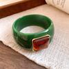 Bracciale Retro Flow in Acrilico Degradé: Gioielli da Mano di Alta Gamma, Versatili, con un Tocco Lussuoso e di Nicchia