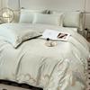 Hepburn Series: Luxurious Floral Embroidery Cotton Bed Sheet Set - Skin-Friendly, Fitted Style, Four-Piece