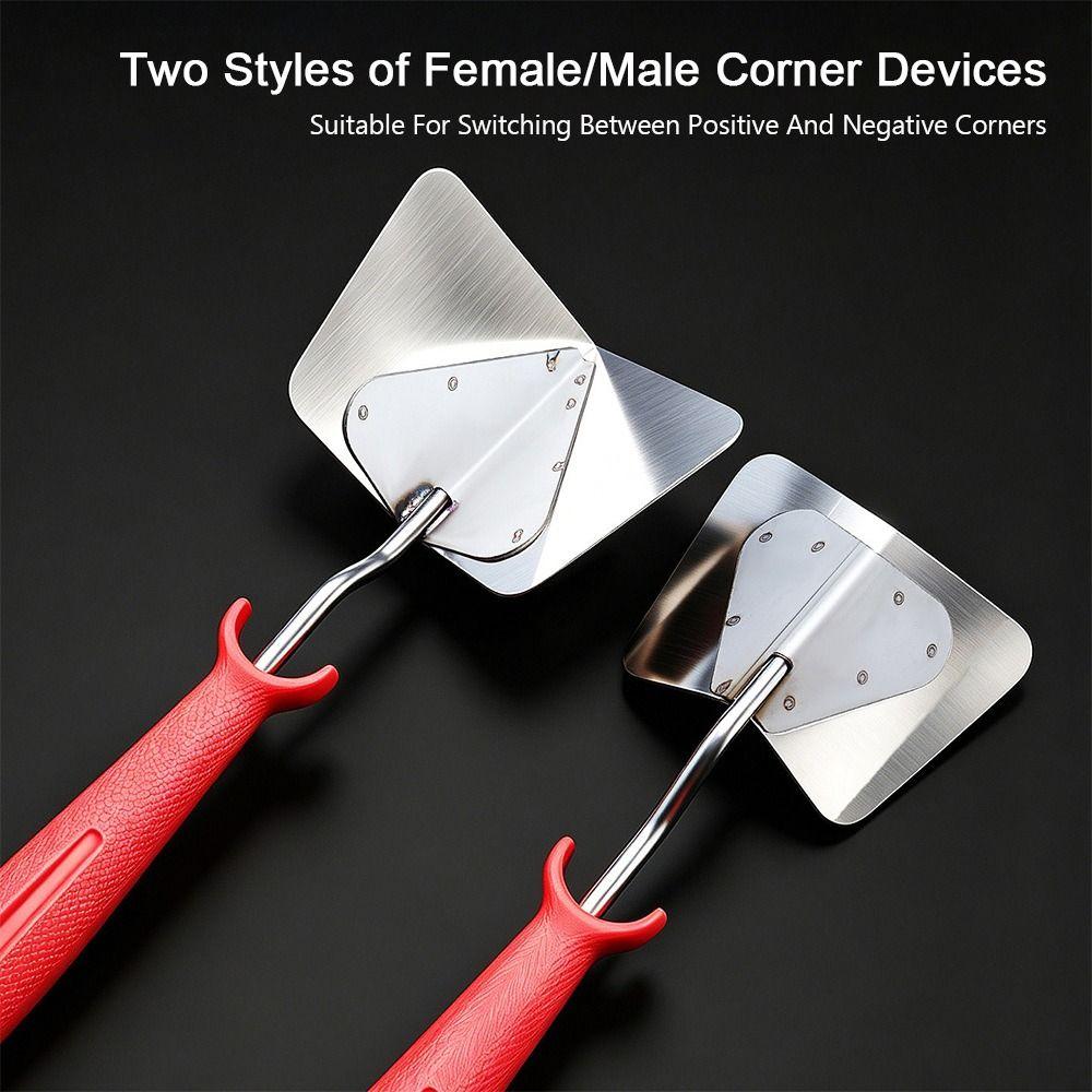 Wear Resistant Corner Trowel Stainless Steel Drywall Finisher Plaster Finishing