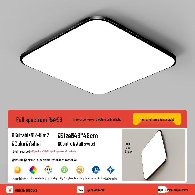Round Waterproof LED Ceiling Light for Kitchen, Bathroom, Bedroom, Balcony, or Corridor