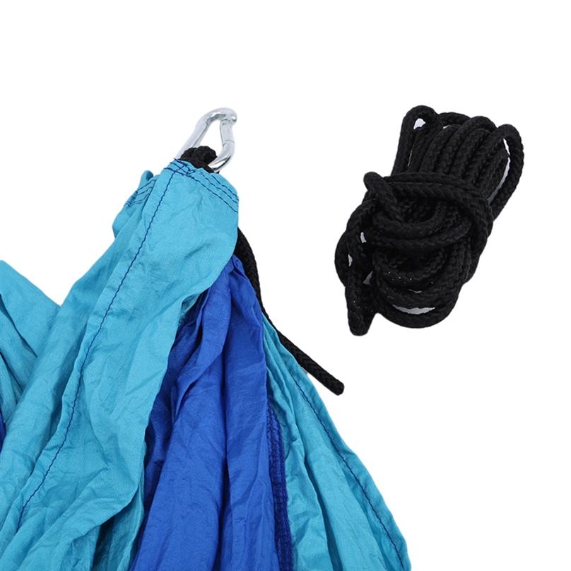 Creative Outdoor Camping Equipment Double Color Matching Camping Leisure Swing Hammock