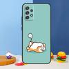 Cartoon Corgi Dog Case For Samsung Galaxy A35 A55 A32 A12 A22 A52 A06 A54 A34 A14 A56 A36 A26 A16 A13 A53 A15