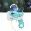 Handheld Bubble Machine Automatic 5 Holes Cartoon Kids Bubble Maker Toy with Music Light for Party Beach