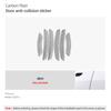 For Tesla Model Y 2019- 2025 Juniper Carbon Fiber Car Body Door Anti-Collision Strips Protect Stickers Decoration Accessories