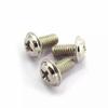 PWM Nickel-Plated Cross Pan Head Screw with Washer: M3/M4/M5 Threaded Computer Screw