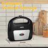 Waffle Maker, Dual Non-Stick Waffle Iron with Automatic Temperature Control, LED Indicator & Cool-Touch Handle, 750W, Easy To Clean Compact Waffle