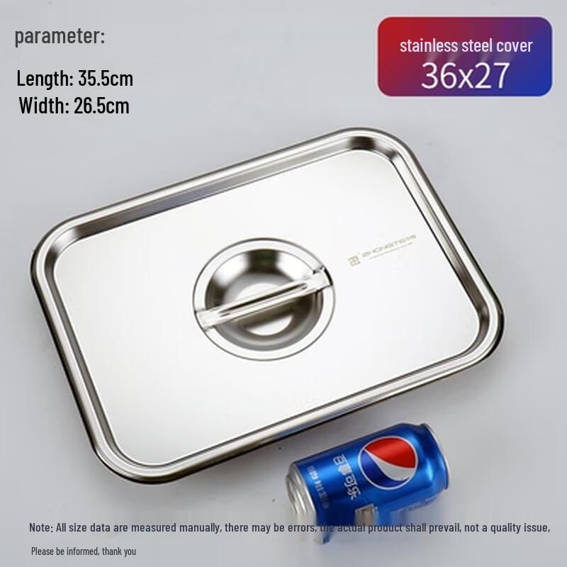 Wuhe 304 Stainless Steel Rectangular Food Tray