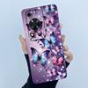For Huawei Nova Y72 Phone Case Fashion Simplicity Flower Matte Silicone Shell For Huawei Nova Y72S Y63 Y 72 Back Cover Housing