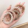 Imitation Pearl Hair Tie, Korean Hair Accessory, Beaded Elastic Band, Women's Hair Tie for Buns, High Elasticity