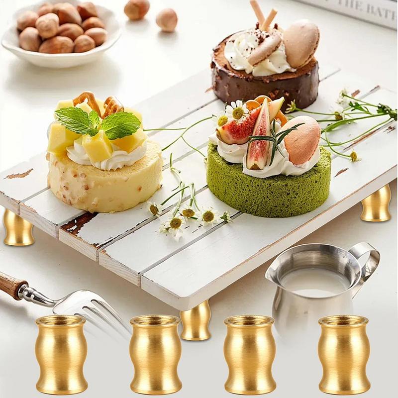 4 STÜCKE Metallmöbelbeine Bastelbasis Kupferfüße Kleine Tablettfüße Ersatzbeine Für Küche Sofa Tisch Möbelbeschläge