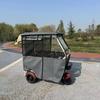 Double Layer Encrypted Mosquito-Proof Sunshade Canopy for Electric Tricycles
