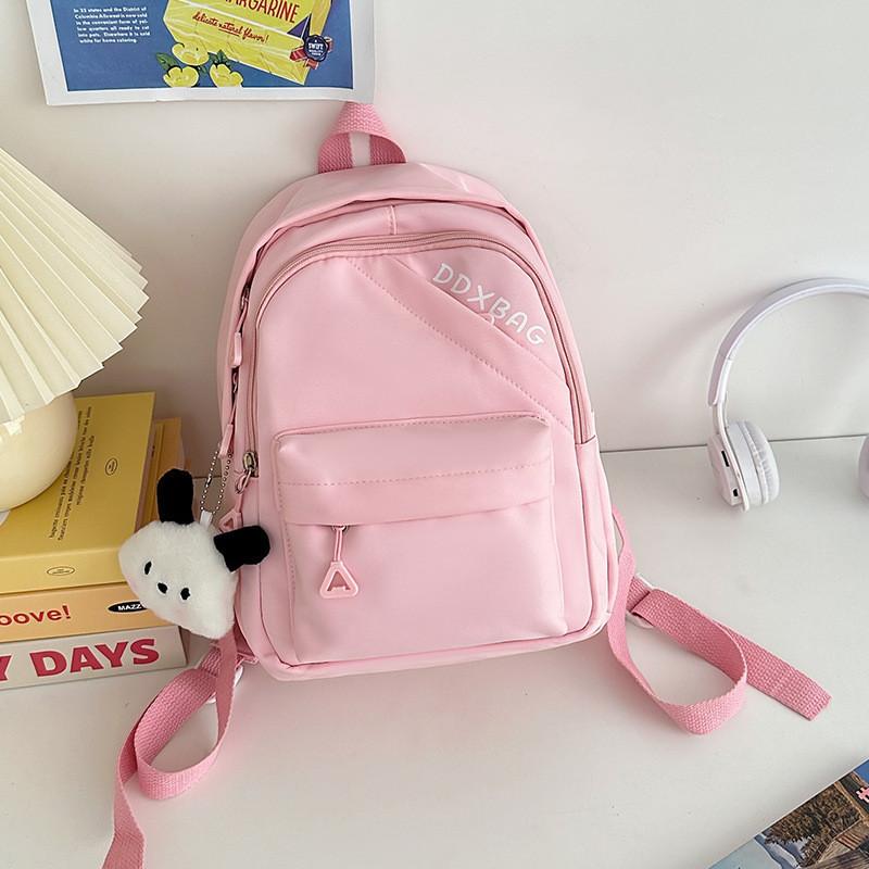 Versatile Lightweight Backpack For School And Travel Stylish Gender-neutral Design розовый