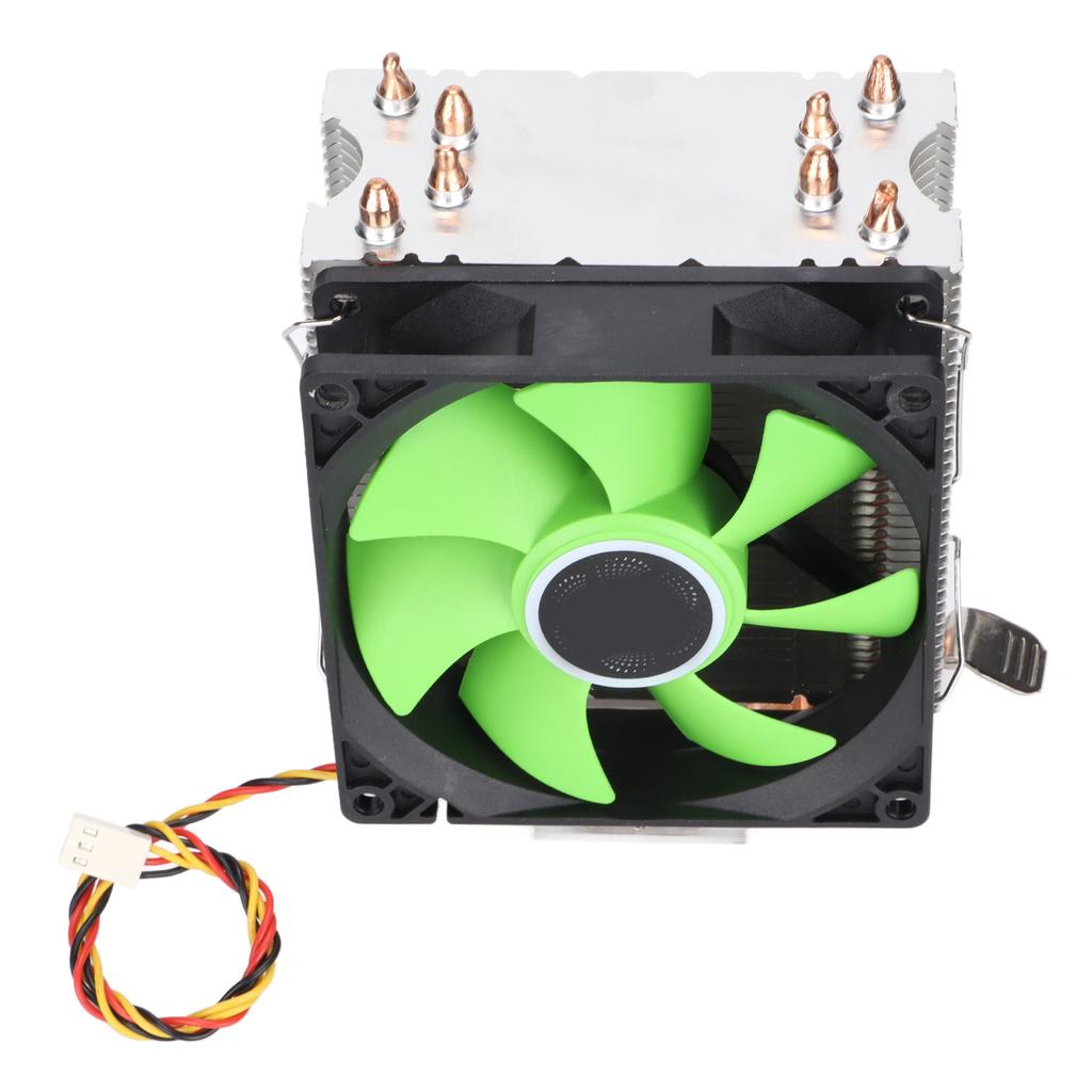 CPU-Lüfter 4 Heatpipes 90mm 3pin Geräuschlos Plug and Play Schnelle Wärmeableitung Computer CPU-KühlventilatorenEinzelner Lüfter