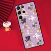 Animal Cartoon Akita Dog Case For Samsung Galaxy S25 S26 Ultra S21 S22 S20 S23 S24 Ultra Plus S10 S25 FE Cover Funda