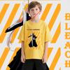 Bleach Ichigo Kurosaki Anime Print Cotton T Shirt for Boys Cartoon T shirts Kids Short Sleeve Tee Childrens Clothing