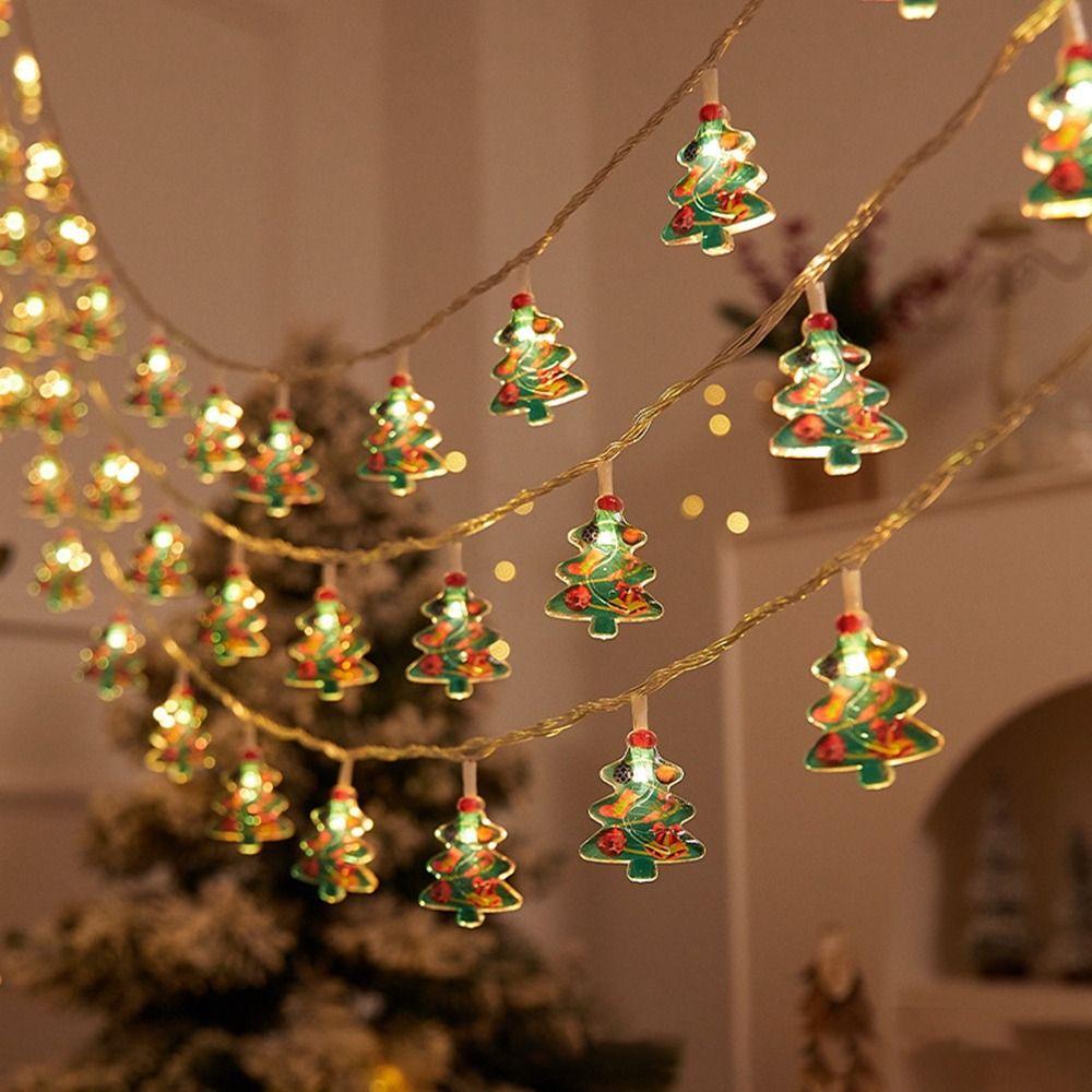 

Fahion 1.5M 10LED Рождественская светодиодная гирлянда Санта Клаус Снеговик Разноцветная праздничная лампа Теплый свет Сделай сам Светодиодная гирлянда Christma