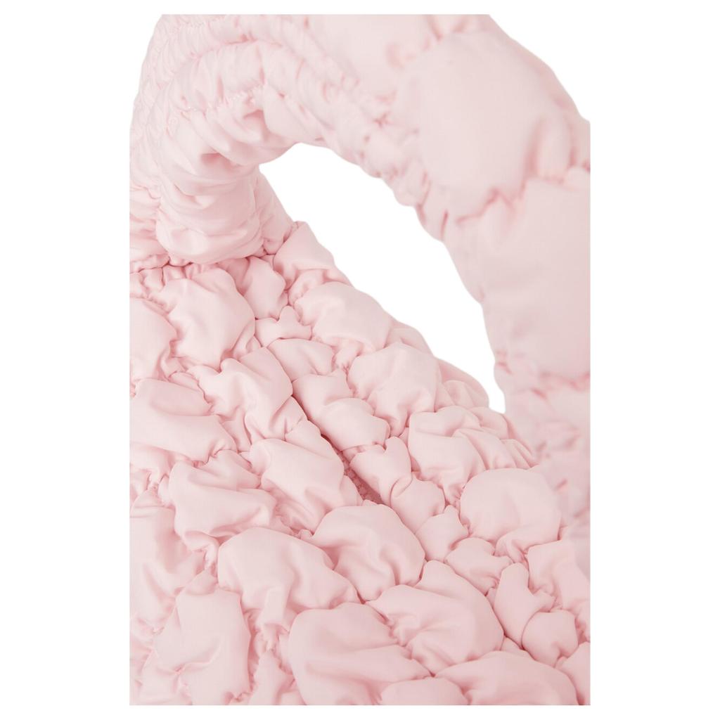 COS Solid Color Fashion Versatile Polyester Cloud Bag Tote Mini Women bags Pink 1267916002