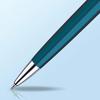 WATERMAN Metropolitan Essential Ballpoint Pen, Metallic Blue, S0947090, Officially Imported