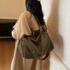 Casual Large-Capacity Nylon Canvas Bag Women'S Fashion Shoulder Bag Versatile Messenger Travel Bag