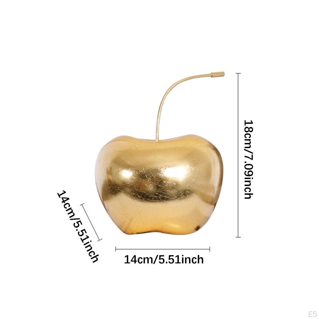 Apple Decoration for Home, Desk, Decorative Resin Living Room, Fireplace, Cabinet Or Shelf