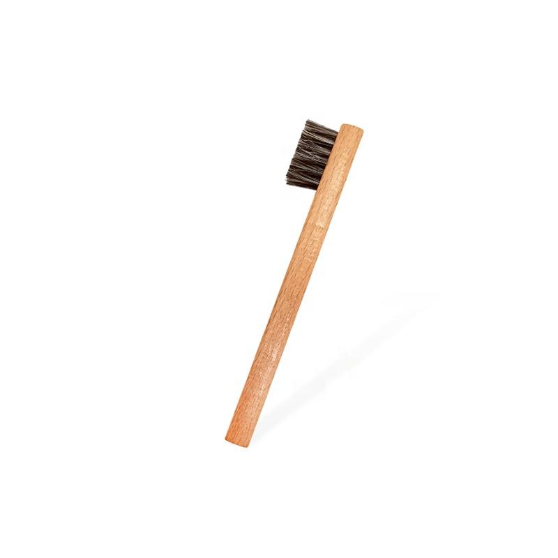 Beach Sand Cleaning Horse Hair Wool Bristle Nature Brocha Estrecha Madera De mango Products Cap Brush 150mm/200mm