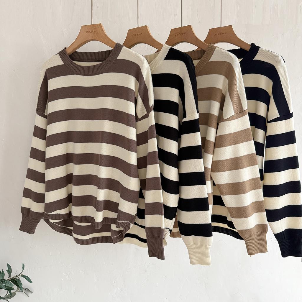 Women's Fashion Suit Long-sleeved T-shirt + High-waisted Skirt Knitted Two-piece Set Autumn and Winter Clothing