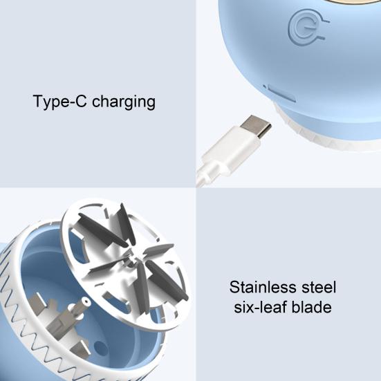 Electric Fabric Shaver USB Rechargeable 6-Leaf Blades Sweater Defuzzer Cordless Clothes Lint Remover Portable Fuzz Pills Trimmer