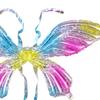5Pcs Wings Balloons Creative No Leaks Exquisite Anti-deform Lightweight Decorative Aluminum Film Kids Butterfly Wings Balloons Party Supplies