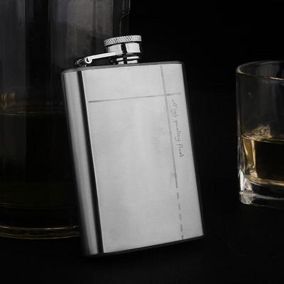 4 once (200ml) Fiaschetta portatile in acciaio inossidabile