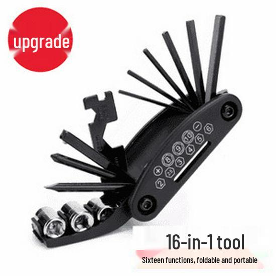 

Набор шестигранных ключей 16-в-1 для автомобиля и велосипеда – Предложение для нового клиента 40x88mm