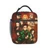 Custom Demon Slayers Thermal Insulated Lunch Bags Women Men Manga Resuable Lunch Tote Outdoor Camping Travel Storage Food Box
