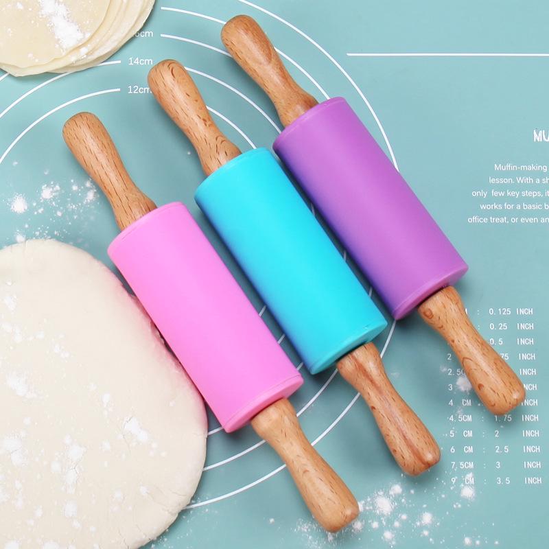 Food Grade Silicone Rolling Pin Dough & Dumpling Tool