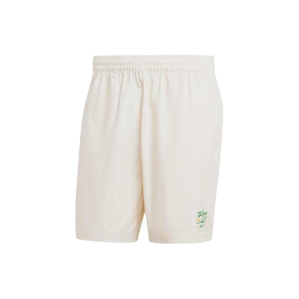 Adidas Originals Loose Fit Mid Rise Casual Shorts Men Shorts White JD6343