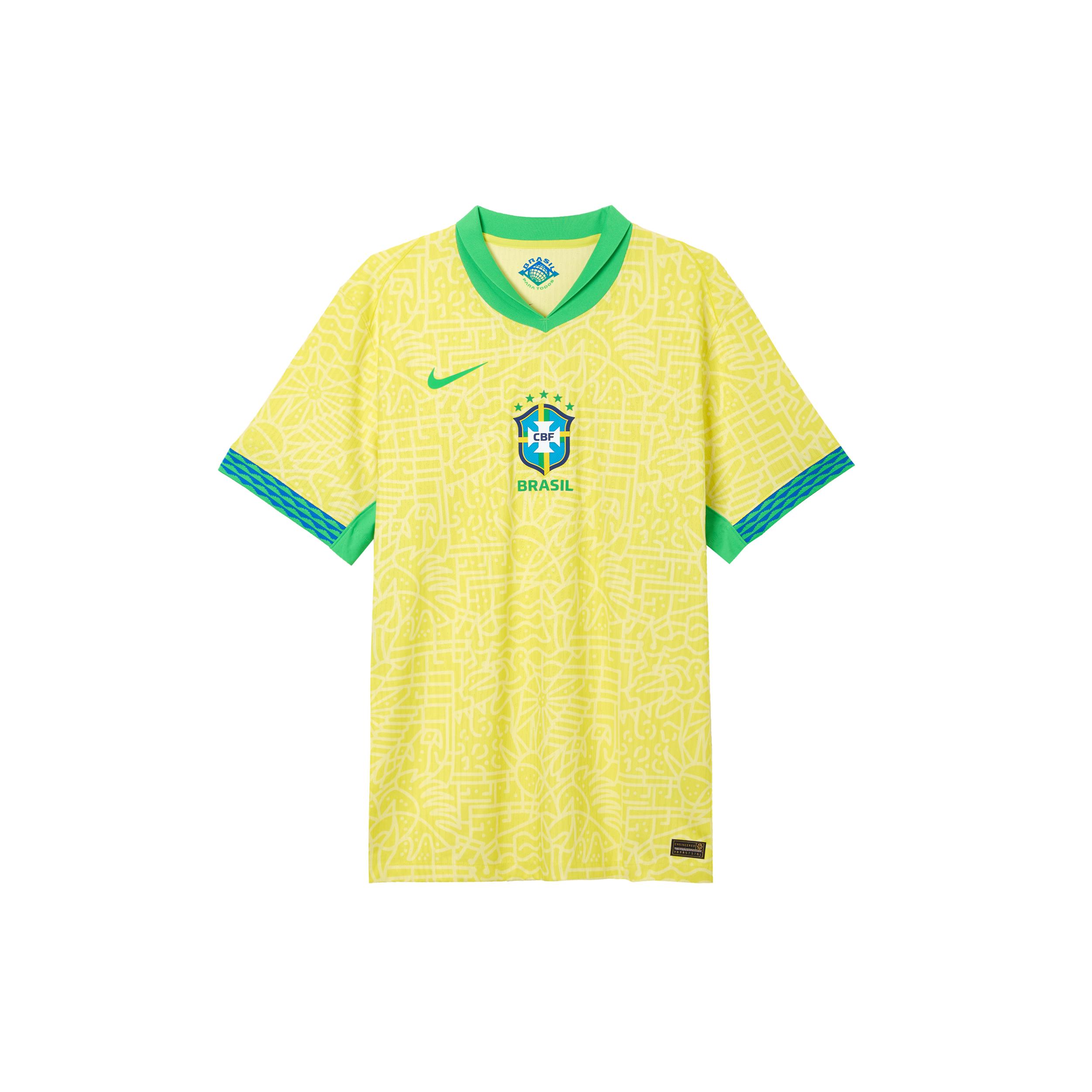 Nike Brazil 2024 Match Home Men s Nike Dri-FIT Adv Soccer Authentic Jersey FJ4270-706 XXL