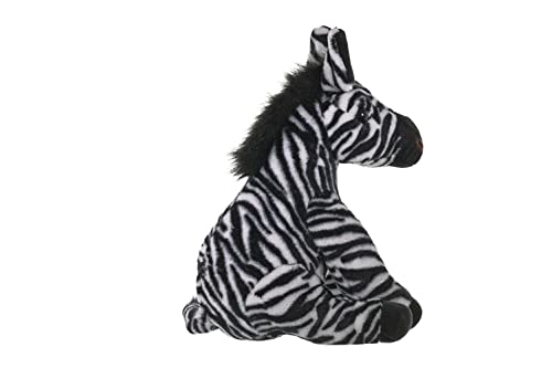Wild Republic Zebra Plush Toy, Soft and Fluffy, Baby Wild Animal, 12" W20 X D24 X H30cm (19378)
