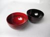 Nakatani Brothers Company Yamanaka Lacquerware Couple's Soup Bowls, Rusty Outer, Negoro/Akebono Lacquer, W16-1