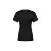 Asics Round Neck Pullover Short Sleeve T-Shirt With Printed Logo Women Tops Black 2012C841-001