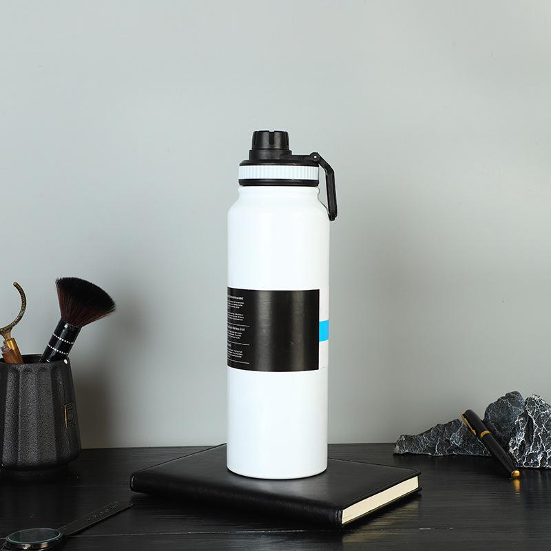 Sports Pot 304 Stainless Steel Vacuum Thermos Cup Portable Outdoor Handle Pot, Cycling Sports Kettle