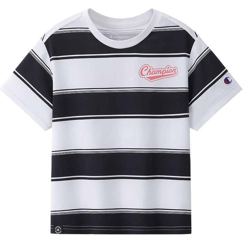Champion Girls  Striped Short-Sleeve T-Shirt XL