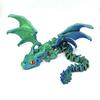 3D Tištěný Magický Drak Pohyblivý Kloub Fidget Hračka Otočný Kloubový Kancelářský Stolní Ornament Hračka pro Dospělé Dětská Řemesla Dárek